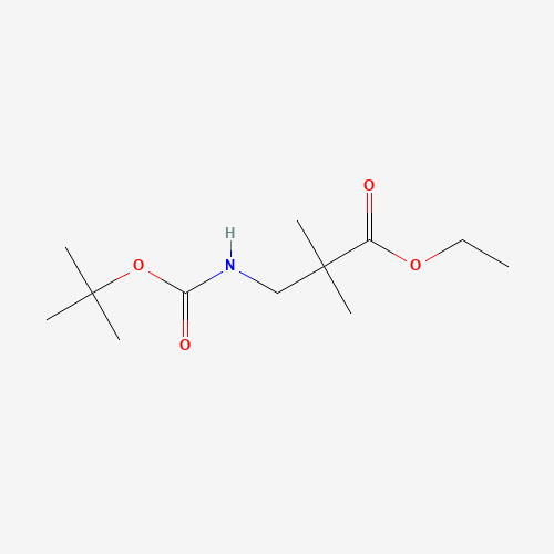 ethyl 2,2-dimethyl-3-[(2-methylpropan-2-yl)oxycarbonylamino]propanoate (CAS: 204514-14-7) - Related Chemical Product