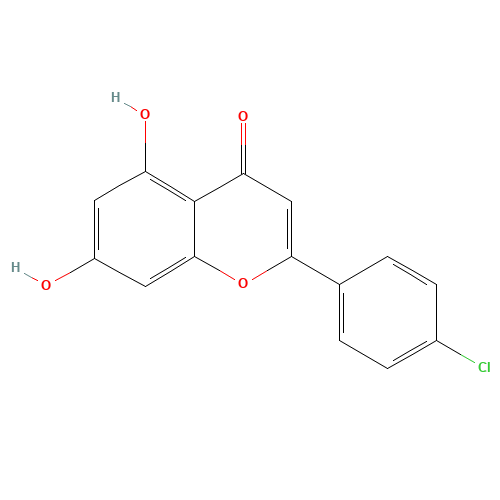 2-(4-chlorophenyl)-5,7-dihydroxychromen-4-one (CAS: 152969-69-2) - Related Chemical Product