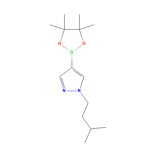 1-(3-methylbutyl)-4-(4,4,5,5-tetramethyl-1,3,2-dioxaborolan-2-yl)pyrazole (CAS: 777063-41-9) - Related Chemical Product