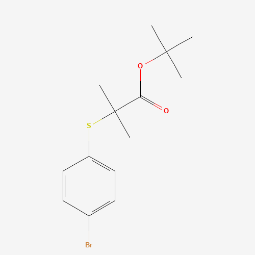 tert-butyl 2-(4-bromophenyl)sulfanyl-2-methylpropanoate (CAS: 247923-30-4) - Related Chemical Product