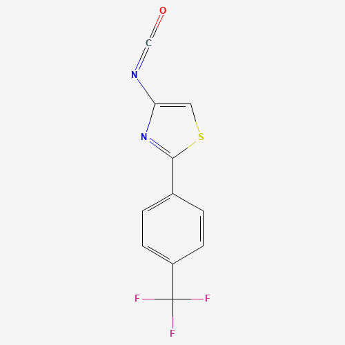 4-isocyanato-2-[4-(trifluoromethyl)phenyl]-1,3-thiazole (CAS: 859850-96-7) - Related Chemical Product
