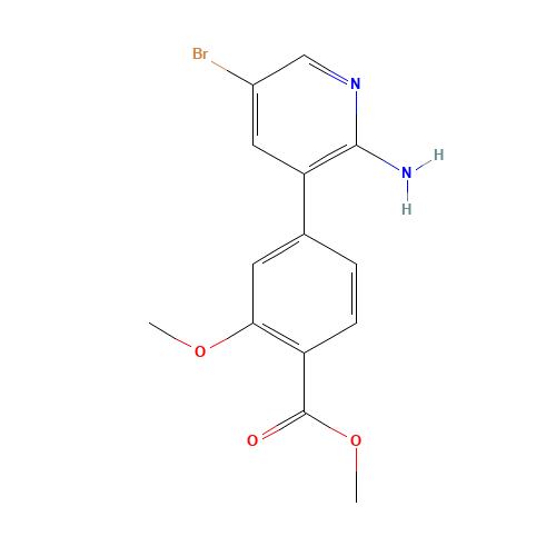 methyl 4-(2-amino-5-bromopyridin-3-yl)-2-methoxybenzoate (CAS: 1364267-50-4) - Related Chemical Product