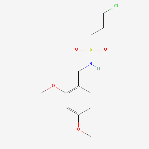 3-chloro-N-[(2,4-dimethoxyphenyl)methyl]propane-1-sulfonamide (CAS: 1391077-87-4) - Related Chemical Product