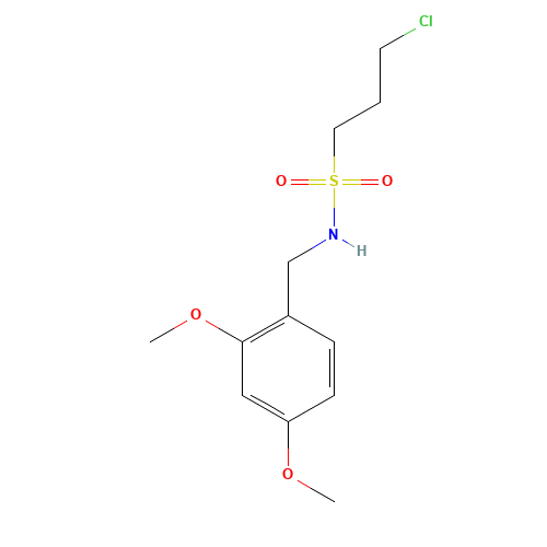 3-chloro-N-[(2,4-dimethoxyphenyl)methyl]propane-1-sulfonamide (CAS: 1391077-87-4) - Related Chemical Product