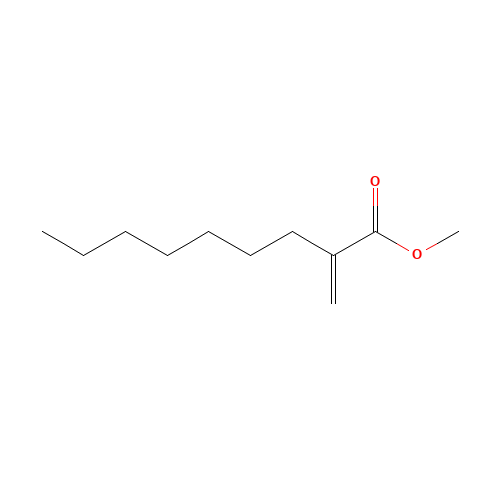 methyl 2-methylidenenonanoate (CAS: 91213-29-5) - Chemical Structure and Molecular Formula 