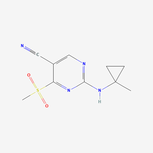 2-[(1-methylcyclopropyl)amino]-4-methylsulfonylpyrimidine-5-carbonitrile (CAS: 1403865-33-7) - Related Chemical Product