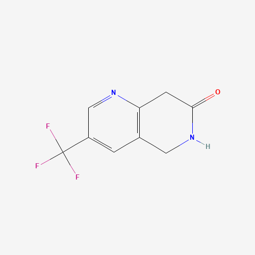 3-(trifluoromethyl)-6,8-dihydro-5H-1,6-naphthyridin-7-one (CAS: 624734-25-4) - Related Chemical Product