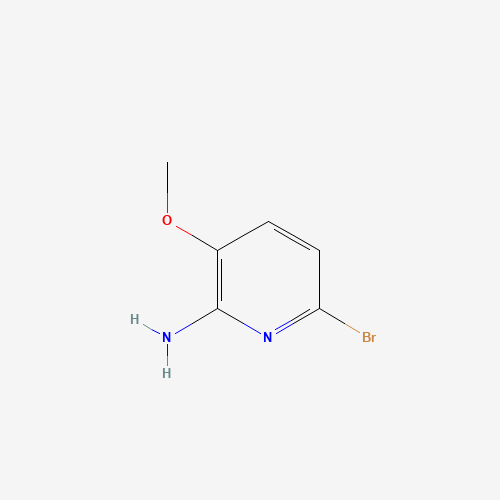 6-bromo-3-methoxypyridin-2-amine (CAS: 916737-77-4) - Chemical Structure and Molecular Formula 