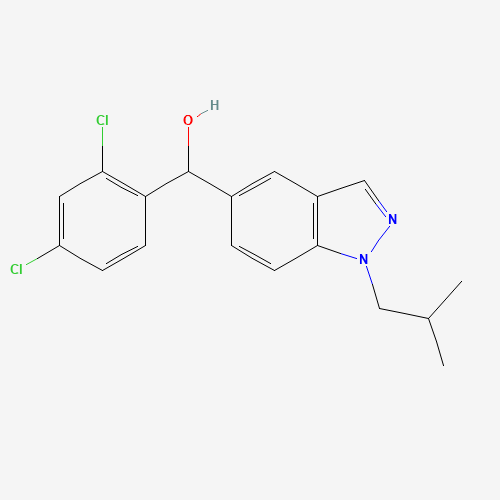 (2,4-dichlorophenyl)-[1-(2-methylpropyl)indazol-5-yl]methanol (CAS: 753926-12-4) - Related Chemical Product