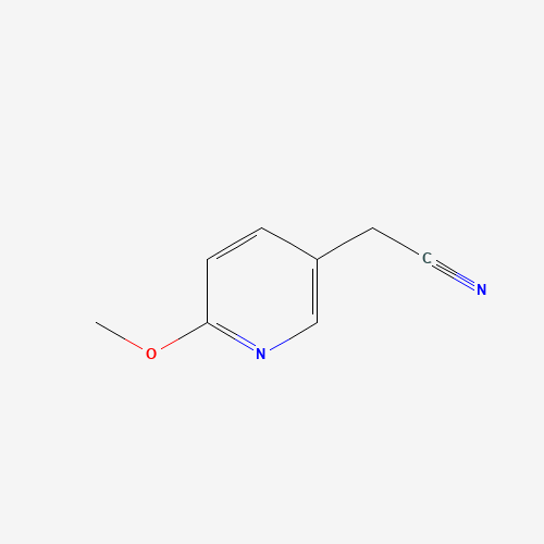 2-(6-methoxypyridin-3-yl)acetonitrile (CAS: 154403-85-7) - Chemical Structure and Molecular Formula 