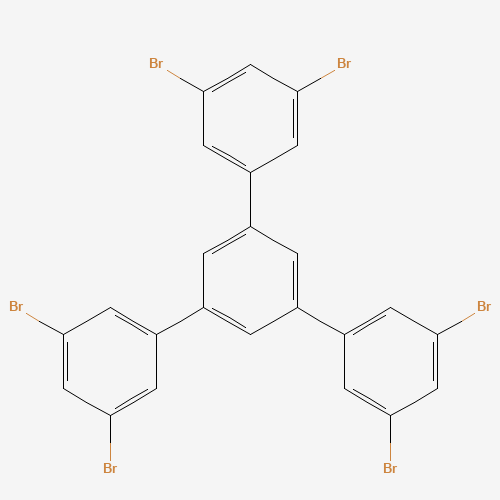 1,3,5-tris(3,5-dibromophenyl)benzene (CAS: 29102-67-8) - Chemical Structure and Molecular Formula 