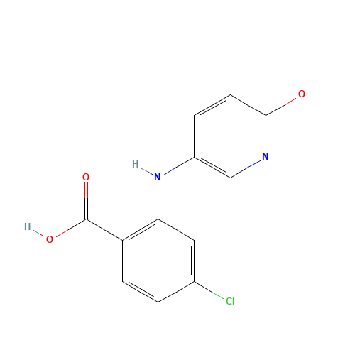 4-chloro-2-[(6-methoxypyridin-3-yl)amino]benzoic acid (CAS: 6626-07-9) - Related Chemical Product