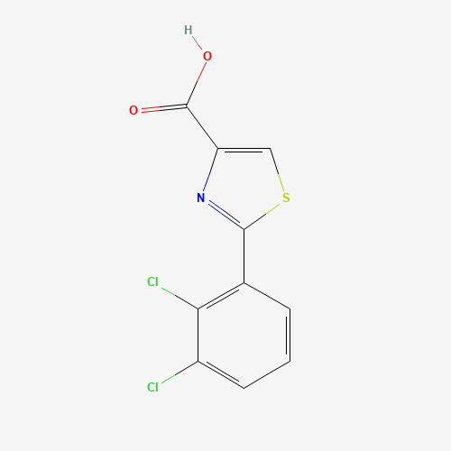 2-(2,3-dichlorophenyl)-1,3-thiazole-4-carboxylic acid (CAS: 257876-07-6) - Chemical Structure and Molecular Formula 