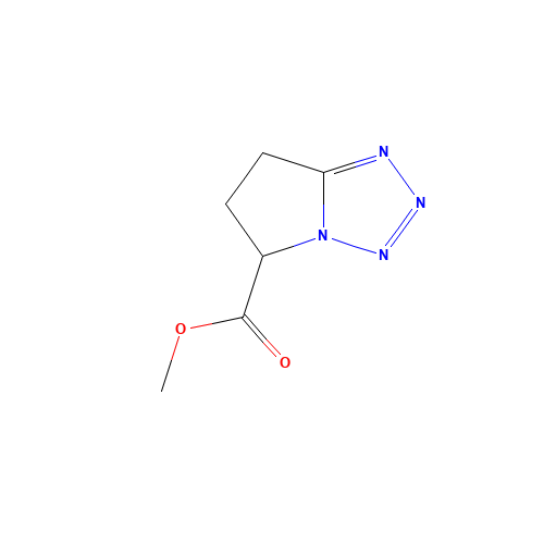 methyl 6,7-dihydro-5H-pyrrolo[2,1-e]tetrazole-5-carboxylate (CAS: 1190392-03-0) - Chemical Structure and Molecular Formula 