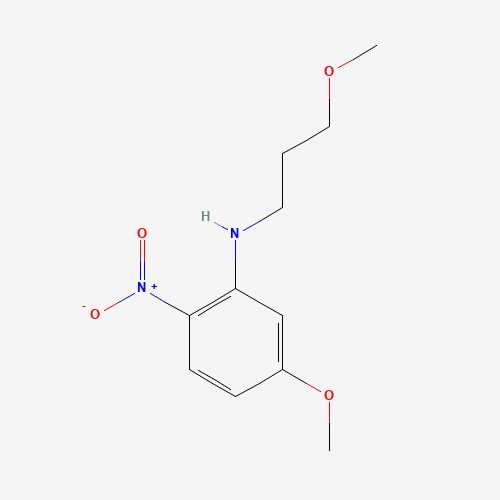 5-methoxy-N-(3-methoxypropyl)-2-nitroaniline (CAS: 1365885-22-8) - Related Chemical Product