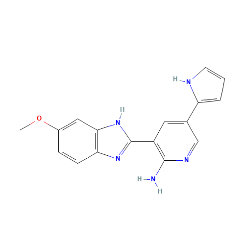 3-(6-methoxy-1H-benzimidazol-2-yl)-5-(1H-pyrrol-2-yl)pyridin-2-amine (CAS: 1261221-10-6) - Related Chemical Product