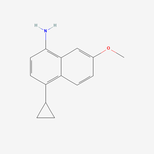 4-cyclopropyl-7-methoxynaphthalen-1-amine (CAS: 878672-03-8) - Related Chemical Product