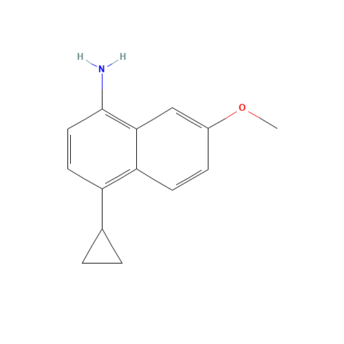 4-cyclopropyl-7-methoxynaphthalen-1-amine (CAS: 878672-03-8) - Related Chemical Product