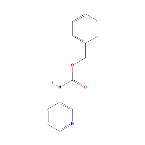 benzyl N-pyridin-3-ylcarbamate (CAS: 170839-31-3) - Chemical Structure and Molecular Formula 