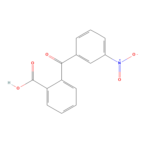 2-(3-nitrobenzoyl)benzoic acid (CAS: 2159-38-8) - Chemical Structure and Molecular Formula 