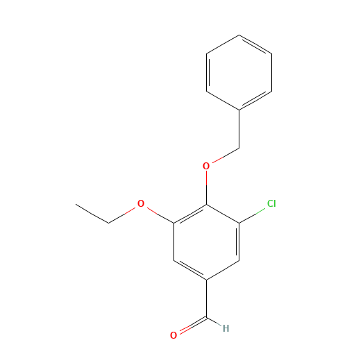3-chloro-5-ethoxy-4-phenylmethoxybenzaldehyde (CAS: 834907-52-7) - Related Chemical Product