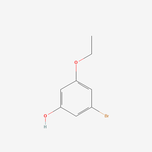 3-bromo-5-ethoxyphenol (CAS: 1026796-70-2) - Chemical Structure and Molecular Formula 