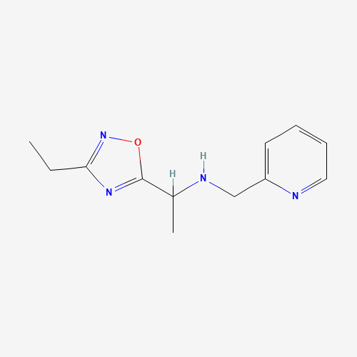1-(3-ethyl-1,2,4-oxadiazol-5-yl)-N-(pyridin-2-ylmethyl)ethanamine (CAS: 1412452-09-5) - Related Chemical Product