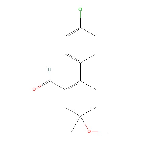 2-(4-chlorophenyl)-5-methoxy-5-methylcyclohexene-1-carbaldehyde (CAS: 1256547-39-3) - Related Chemical Product