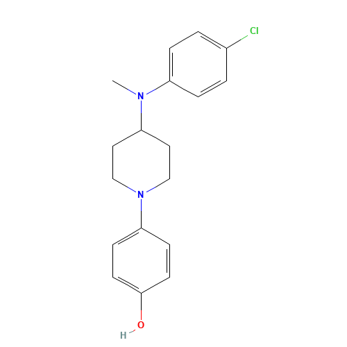 4-[4-(4-chloro-N-methylanilino)piperidin-1-yl]phenol (CAS: 851702-51-7) - Related Chemical Product