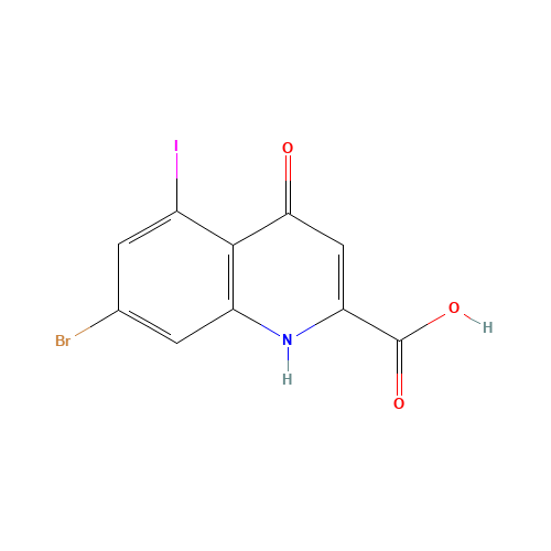 7-bromo-5-iodo-4-oxo-1H-quinoline-2-carboxylic acid (CAS: 123157-59-5) - Related Chemical Product