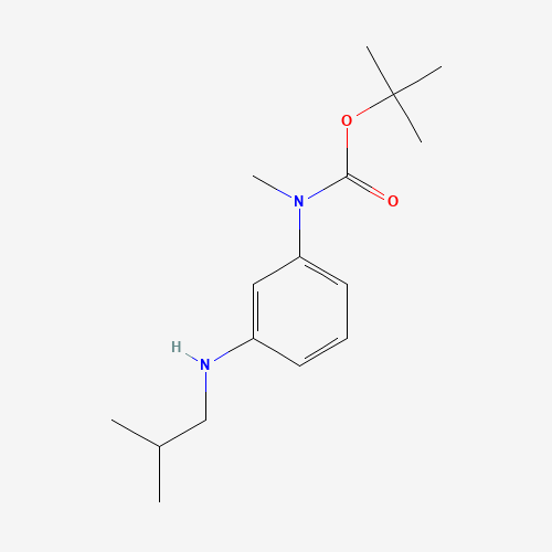 tert-butyl N-methyl-N-[3-(2-methylpropylamino)phenyl]carbamate (CAS: 1246644-45-0) - Related Chemical Product