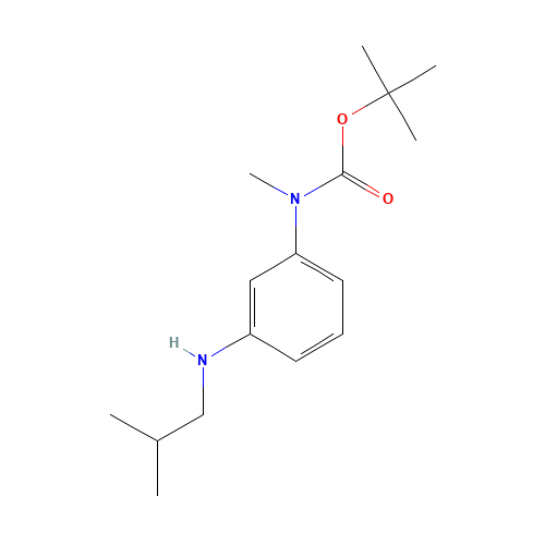 tert-butyl N-methyl-N-[3-(2-methylpropylamino)phenyl]carbamate (CAS: 1246644-45-0) - Related Chemical Product