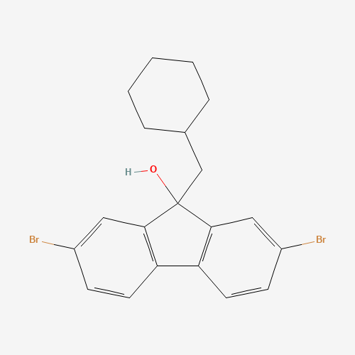 2,7-dibromo-9-(cyclohexylmethyl)fluoren-9-ol (CAS: 1616114-25-0) - Related Chemical Product