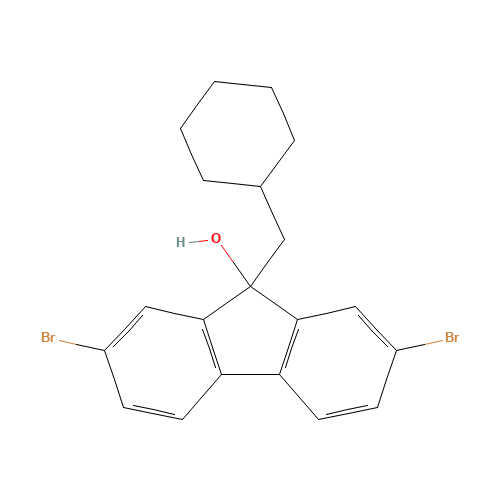 2,7-dibromo-9-(cyclohexylmethyl)fluoren-9-ol (CAS: 1616114-25-0) - Related Chemical Product