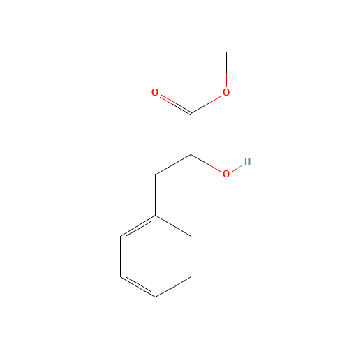 methyl 2-hydroxy-3-phenylpropanoate (CAS: 13674-16-3) - Chemical Structure and Molecular Formula 
