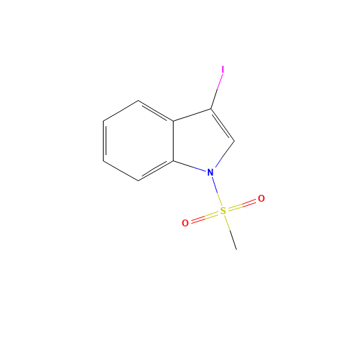 3-iodo-1-methylsulfonylindole (CAS: 117637-81-7) - Related Chemical Product