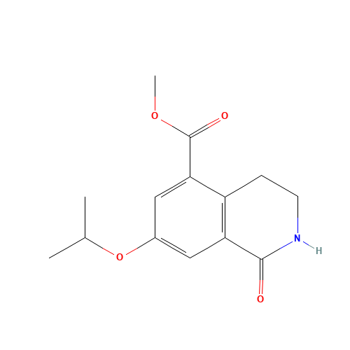 methyl 1-oxo-7-propan-2-yloxy-3,4-dihydro-2H-isoquinoline-5-carboxylate (CAS: 1616288-53-9) - Related Chemical Product