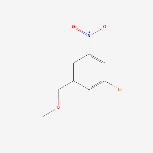 1-bromo-3-(methoxymethyl)-5-nitrobenzene (CAS: 1251863-49-6) - Chemical Structure and Molecular Formula 