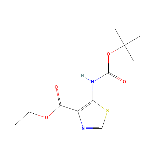 ethyl 5-[(2-methylpropan-2-yl)oxycarbonylamino]-1,3-thiazole-4-carboxylate (CAS: 864436-92-0) - Related Chemical Product