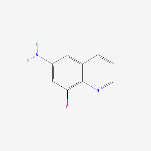 8-fluoroquinolin-6-amine (CAS: 175230-02-1) - Chemical Structure and Molecular Formula 