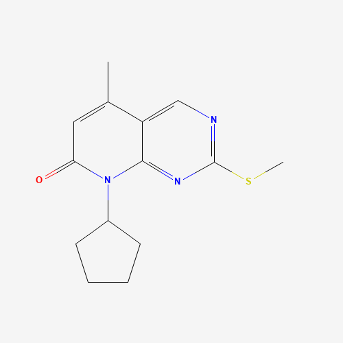 8-cyclopentyl-5-methyl-2-methylsulfanylpyrido[2,3-d]pyrimidin-7-one (CAS: 362656-23-3) - Related Chemical Product