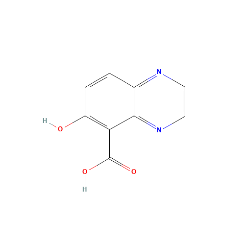 6-oxo-4H-quinoxaline-5-carboxylic acid (CAS: 1160682-26-7) - Chemical Structure and Molecular Formula 