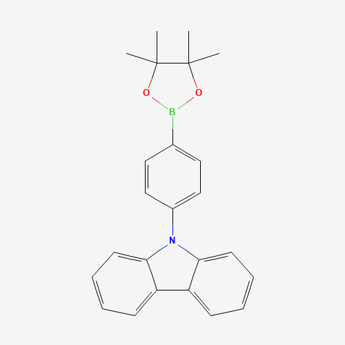9-[4-(4,4,5,5-tetramethyl-1,3,2-dioxaborolan-2-yl)phenyl]carbazole (CAS: 785051-54-9) - Related Chemical Product