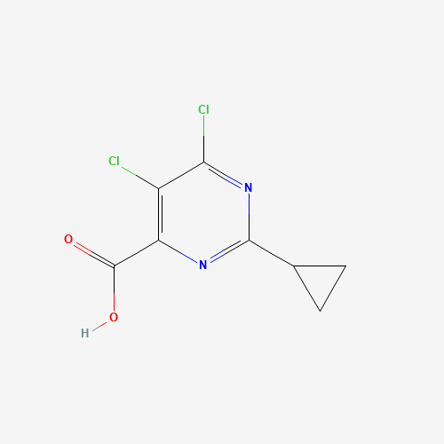 5,6-dichloro-2-cyclopropylpyrimidine-4-carboxylic acid (CAS: 858956-27-1) - Related Chemical Product