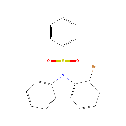 9-(benzenesulfonyl)-1-bromocarbazole (CAS: 1337956-17-8) - Related Chemical Product