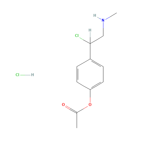 [4-[1-chloro-2-(methylamino)ethyl]phenyl] acetate;hydrochloride (CAS: 14593-25-0) - Related Chemical Product