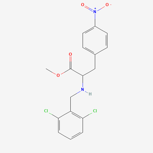 methyl 2-[(2,6-dichlorophenyl)methylamino]-3-(4-nitrophenyl)propanoate (CAS: 623146-90-7) - Related Chemical Product
