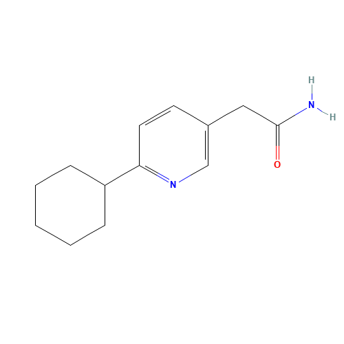 2-(6-cyclohexylpyridin-3-yl)acetamide (CAS: 19100-23-3) - Related Chemical Product