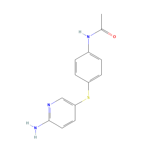 N-[4-(6-aminopyridin-3-yl)sulfanylphenyl]acetamide (CAS: 64064-31-9) - Related Chemical Product