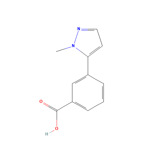 3-(2-methylpyrazol-3-yl)benzoic acid (CAS: 628297-55-2) - Related Chemical Product